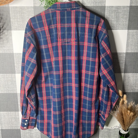 VTG Mens Western Long Sleeve Button Up - Picture 5 of 6
